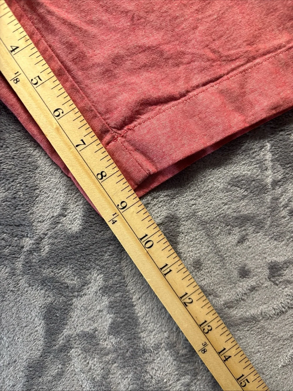 J. Crew Pink-light red Linen-Blend Bermuda Shorts men’s 33W 9 in in seam